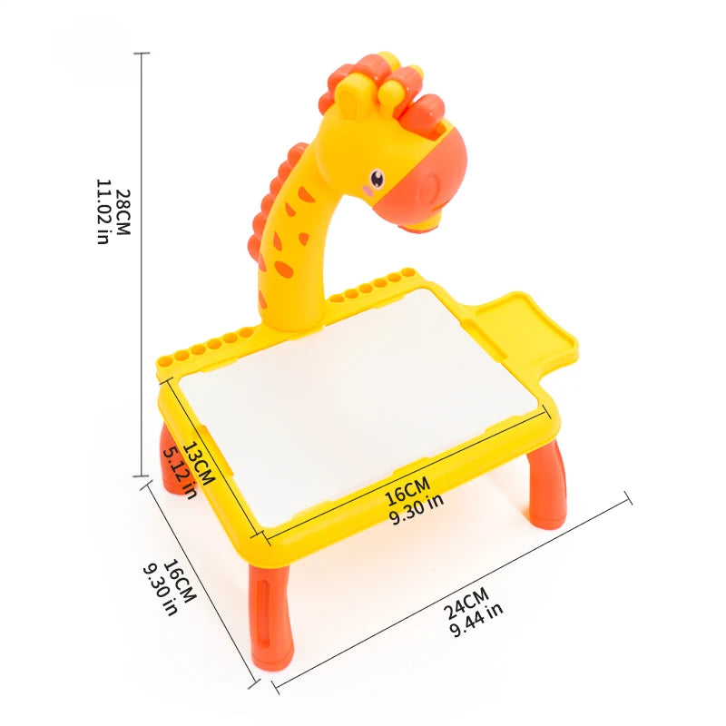 Mesa Projetora de Desenhos Girafa Kids